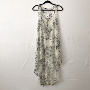 Vox Hi/Low Sheer Tank Top Dress. (NWT) Size Medium